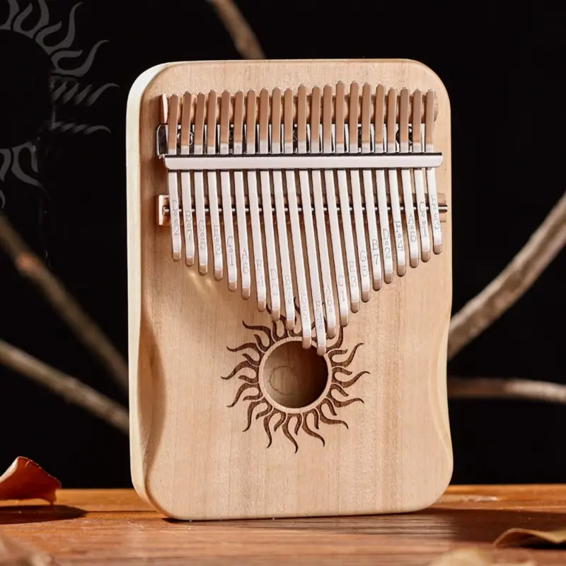 Kalimba, Đàn Piano Ngón Tay Cái, 17 / 21 Phím, Có Lỗ Âm Thanh Giảm Căng Thẳng, Đàn Piano Ngón Tay Mbira, Búa Điều Chỉnh, Nhạc Cụ, Hàng Mới Về, Tuyệt Vời Làm Quà Tặng 5