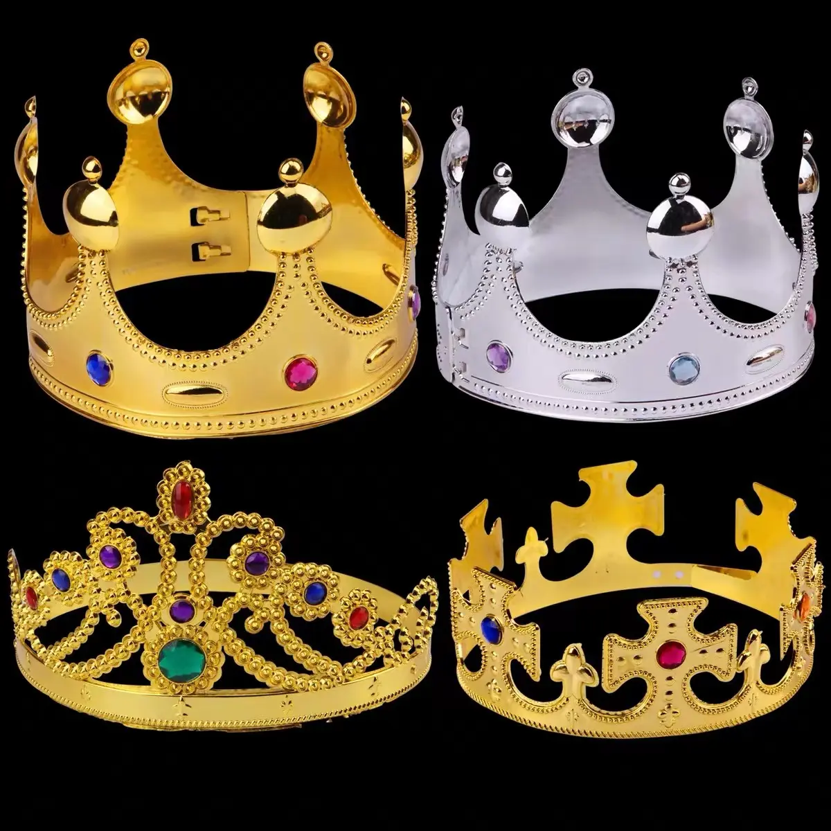 Crown birthday princess crown Party Needs Party Decoration King Prince Princess Crown Accessory Masks Set Ornaments crown  prince