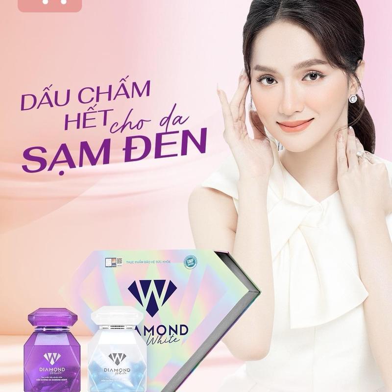 [Combo 3 hộp] Viên Uống Trắng Da Diamond White Day & Night Dưỡng Trắng Hoàn Hảo, Cải Thiện Làn Da Đen Sạm Cả Ngày Và Đêm 2
