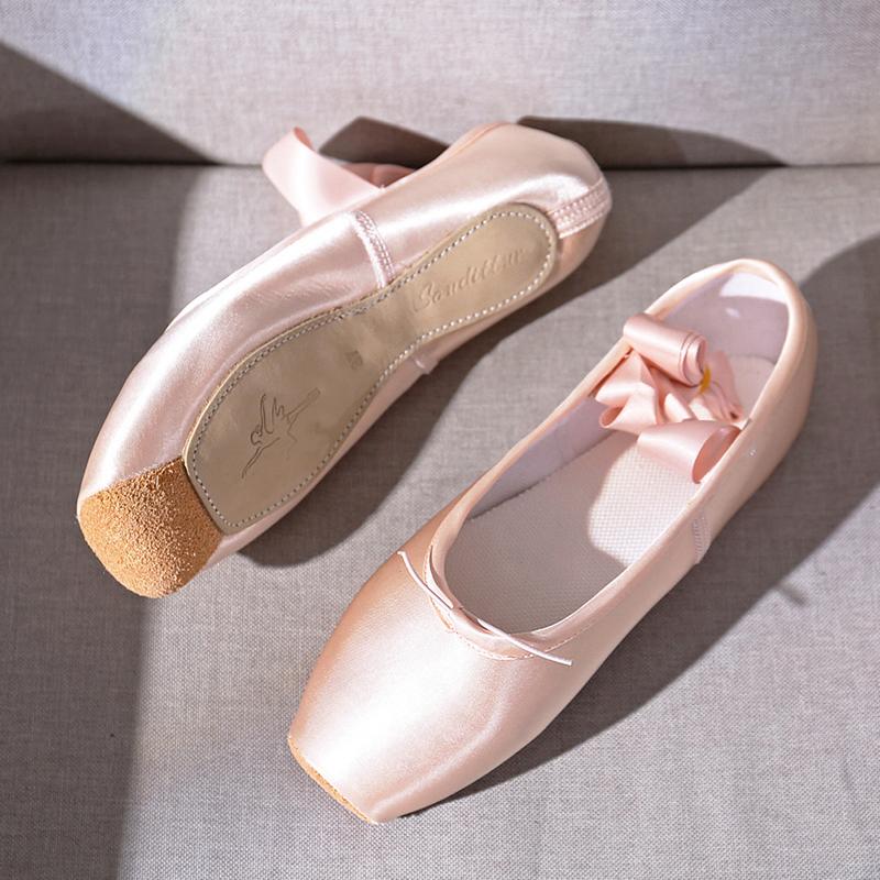 Product Introduction of TK Professional Ballet Pointe Shoes Girls Ladies Ribbon Ballet Shoes Performance Shoes Practice Dance Shoes #431777 28