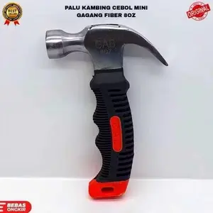 H2S Palu Kambing Cebol / Palu Kambing Mini 8 Oz / Palu Serbaguna / Palu Pukul Paku Kuat Baja Besi Praktis Murah