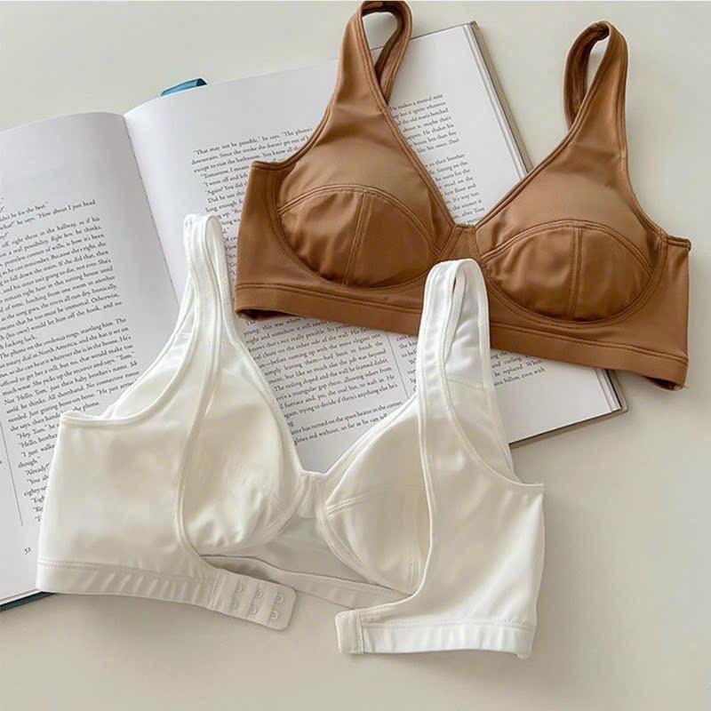 Áo bra cotton không gọng đệm mỏng thoáng mát 3