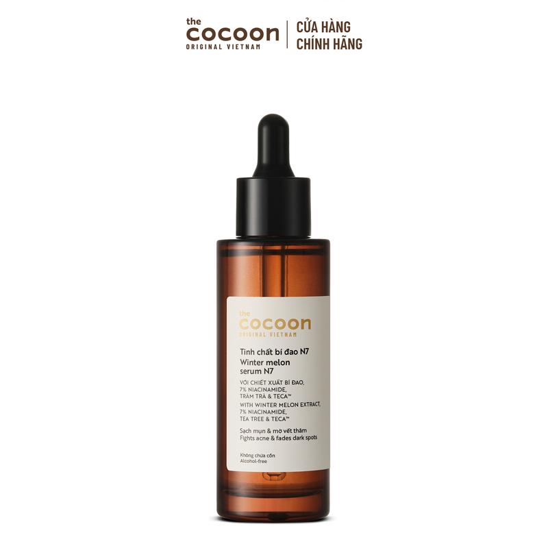 Tinh chất bí đao N7 (serum) 7% Niacinamide sạch mụn chuyên sâu & mờ vết thâm Cocoon 70ml