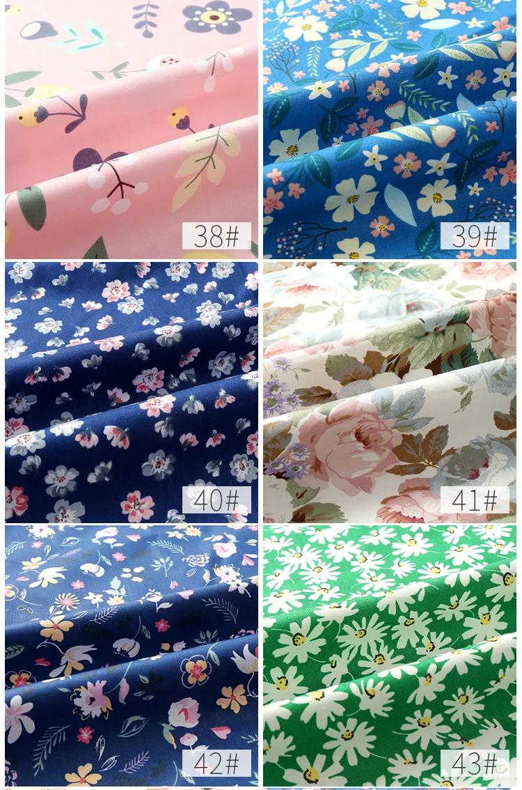 Product Introduction of Cotton Printed Fabric Small Flower Baby Dress Shirt Diy Bed Sheet Quilt Cover Fashion Sewing Wholesale Material Cloth by Meter 21