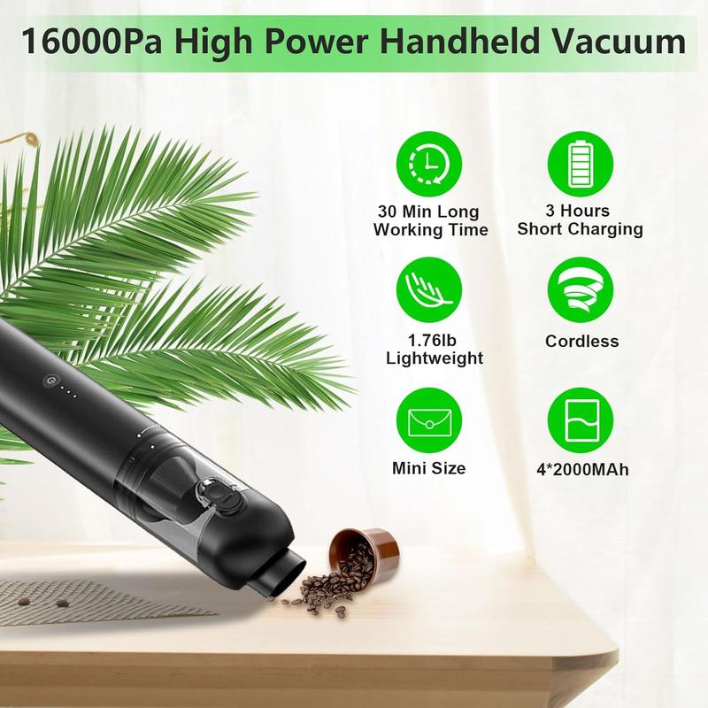 Product Introduction of Máy hút bụi không dây mini hiện đại tiện lợi, công suất lớn cho xe hơi, gia đình,... 1