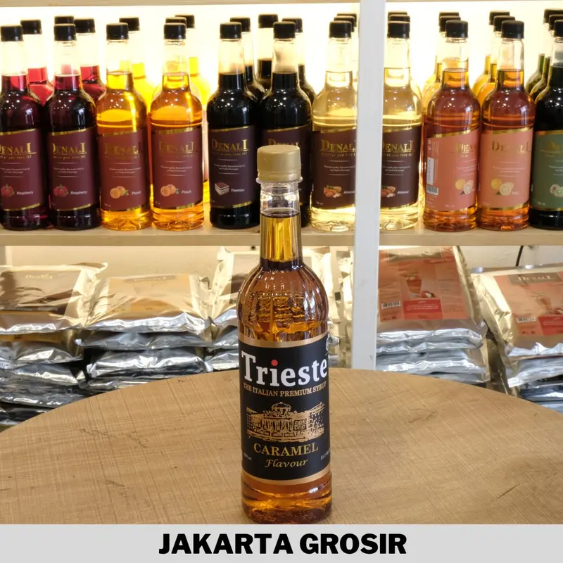 Trieste Syrup Caramel 650 ml - Trieste Sirup Caramel 1