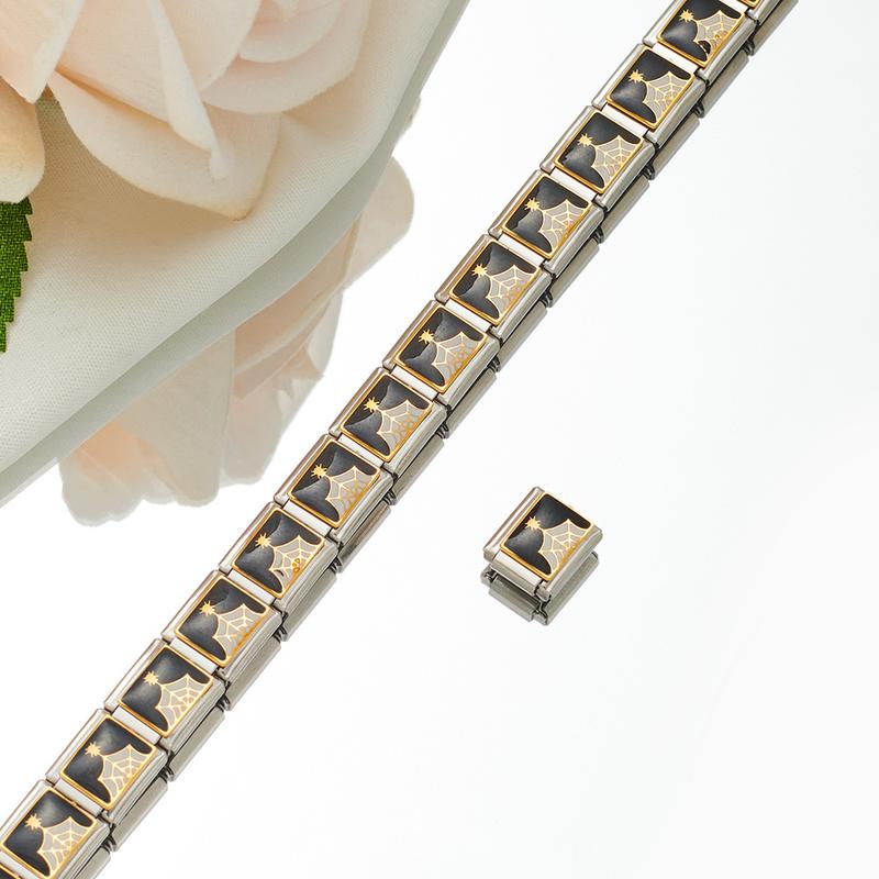 Product Introduction of Modular Bracelet Titanium Oil Drop DIY Custom Fit Unisex 18