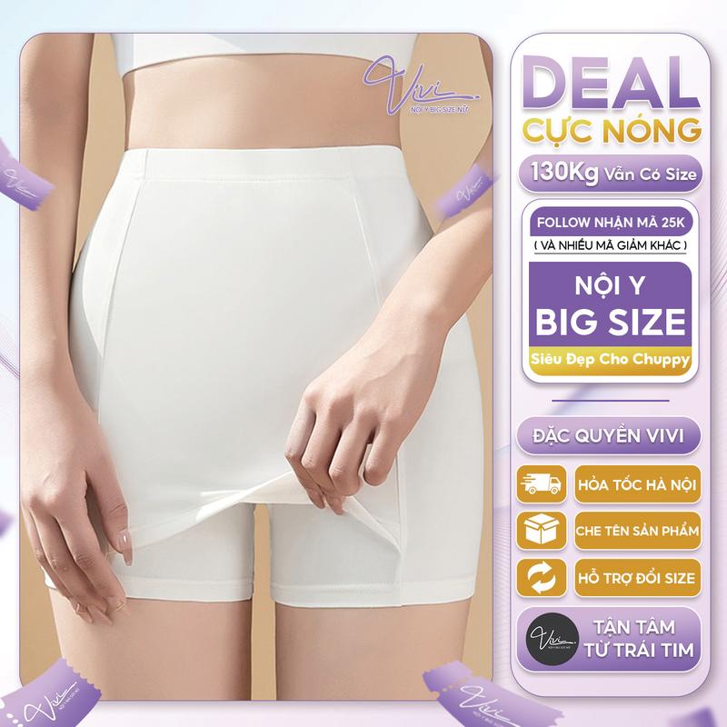  Quần váy nữ Bigsize che vùng tam giác - Quần bảo hộ big size tới 100Kg Mã N67 Women Quần Lót 