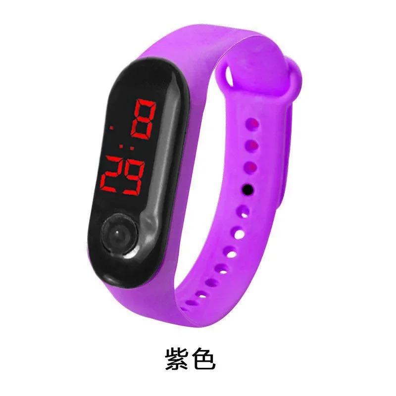 Electronic Sports Watch for Women and Men, LED Screen, Children's Wristwatch, Outdoor Sports Watch, Silicone Bracelet, Student Clock 6