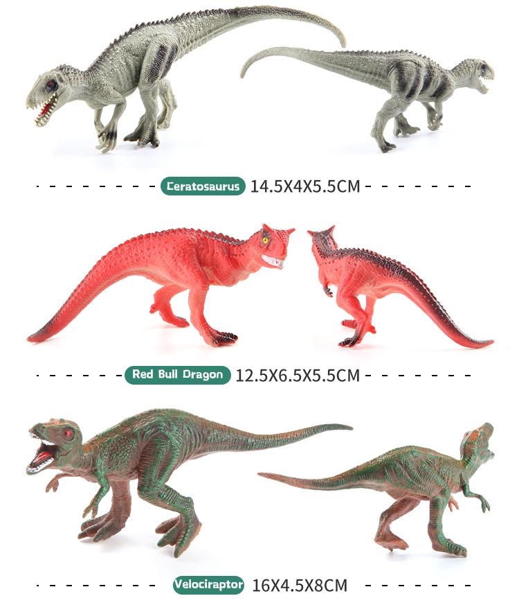 Product Introduction of Jurassic dinosaur model, kids toy, small dinosaur Model, multi Stegosaurus and Triceratops decoration, suitable for decoration, animal dinosaur theme 24