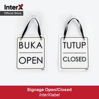 Gambar InterX Signage / Papan Tanda BUKA TUTUP - BUKA TUTUP dari InterX Folder Kab. Tangerang 1 Tokopedia