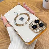 Gambar LK Casing Untuk Iphone 11 Pro Max / 12 Pro max / 13 pro max / 14 pro max / 15 pro max Soft Case MagSafe wireless plating Casing Silikon - Gold, 11 pro max dari Lukman prayetno Kab. Tangerang 2 Tokopedia