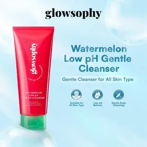 [NEW] Glowsophy Watermelon Low pH Gentle Cleanser 100ml | Facial Wash for All Skin Types | Mild & Refreshing | Sabun Cuci Muka untuk Semua Jenis Kulit | Lembut & Menyegarkan sb