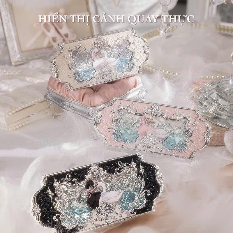Bảng phấn mắt FLOWER KNOWS 6 ô Hoa Biết Thiên Nga Ba lê Swan Ballet 6.5g