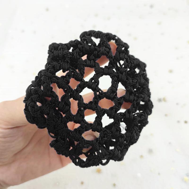 Ayixdiou Full-Cap Style Hairnet Thick Mesh Design High-Elastic Hair Net Secure Fit Non-slip Hairnet Hair Accessories 2