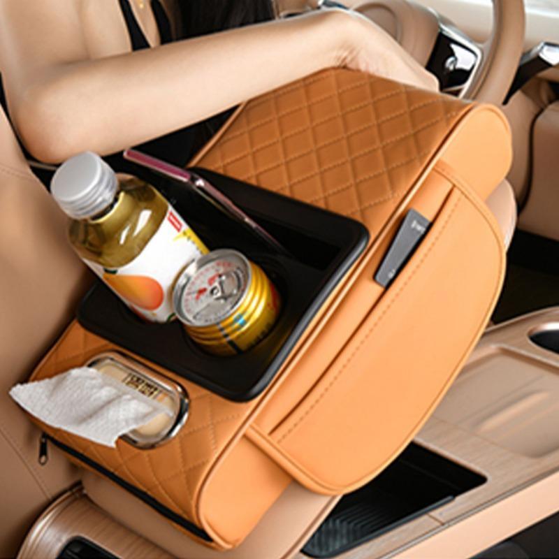 Product Introduction of Car Armrest Box Storage Bag, Multifunctional Car Armrest Box Mat, Car Tissue Box, Central Elbow Heightening Mat, Car Interior Accessories 5