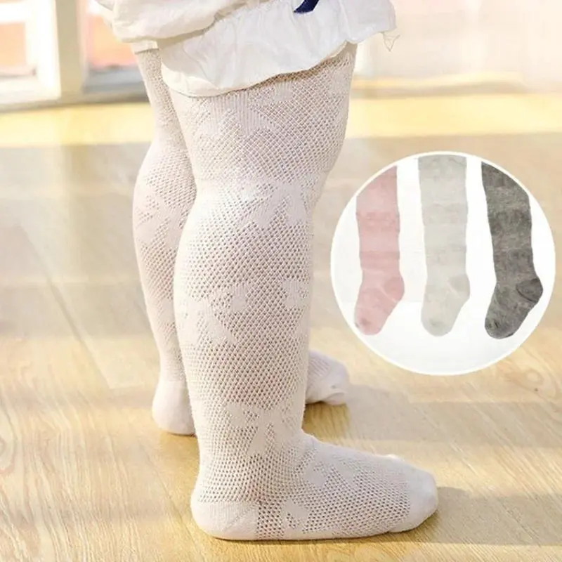 Baby Tights Cotton Kids Girl Tights Clothes Mesh Newborn Children Pantyhose Summer Spring Toddler Princess Stockings