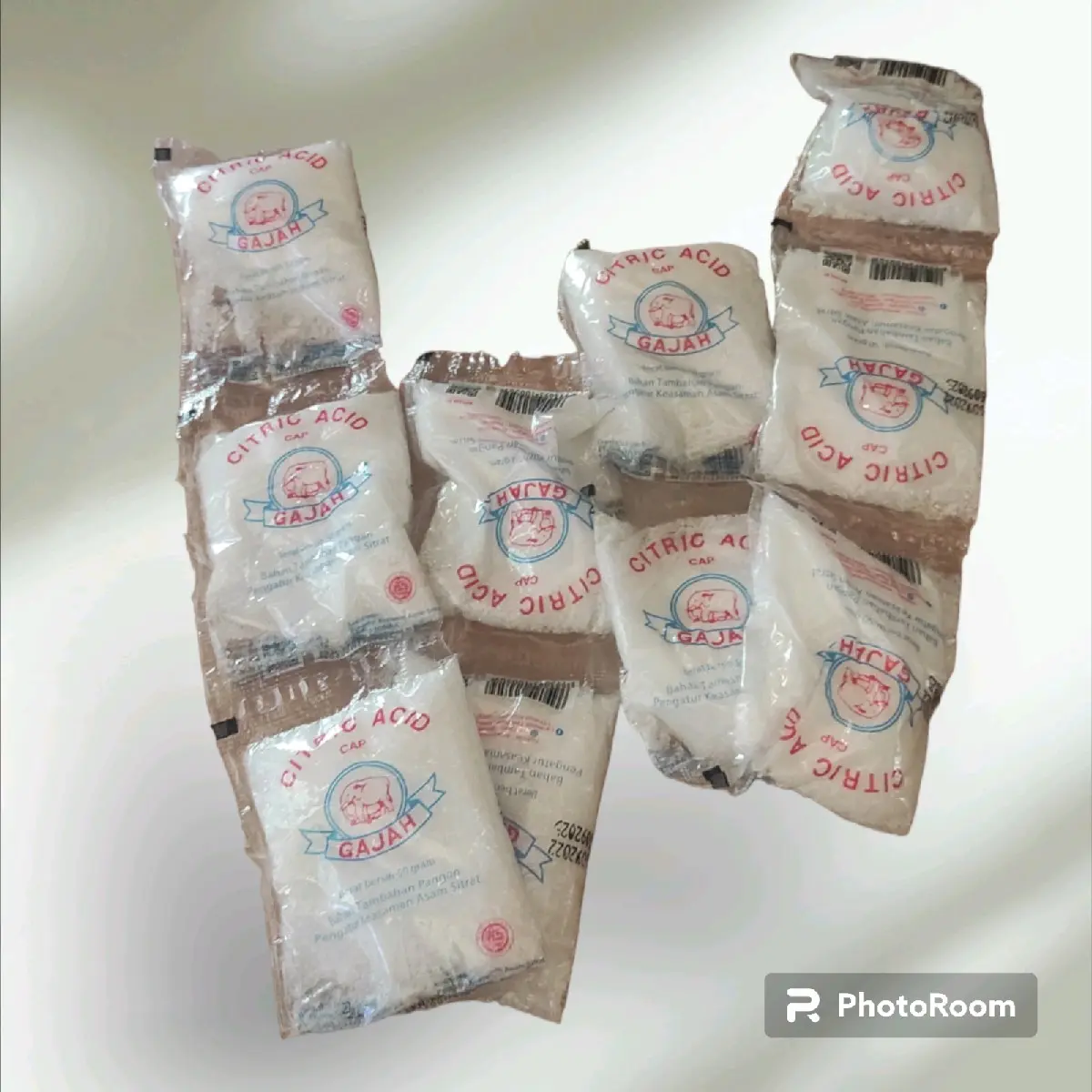 10pcs Citric/Citrun acid cap gajah Pembersih Pemutih