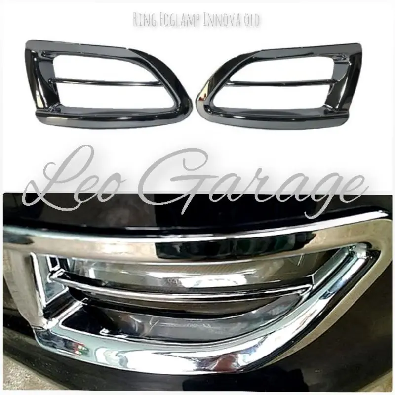 INNOVA INOVA OLD UP TO 2005 2006 2007GARNISH FOGLAMP FOG LAMP LAMPU KABUT COVER LIST LIS CHROME KROM