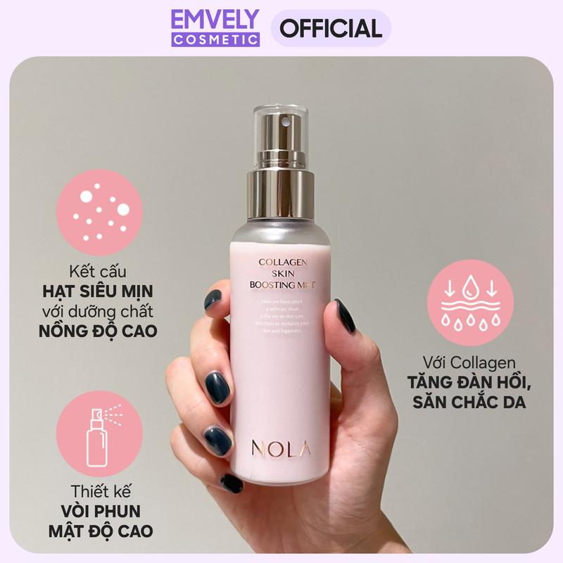 XỊT KHOÁNG NOLA COLLAGEN SKIN BOOSTING (100mL) 2