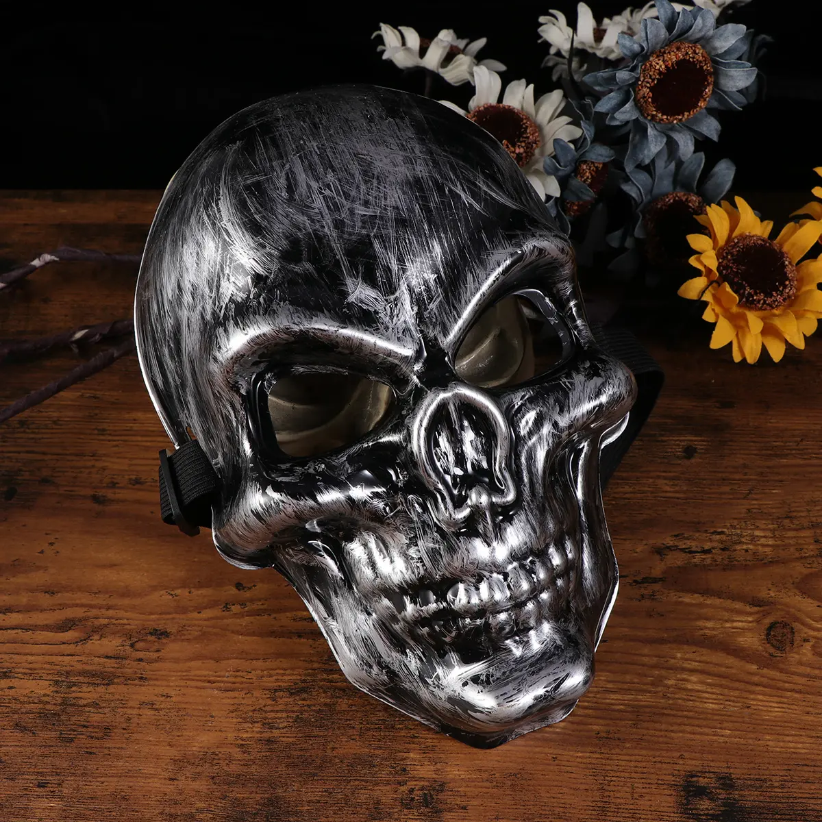 Skull Mask Halloween Masquerade Skeleton Accessory Decor