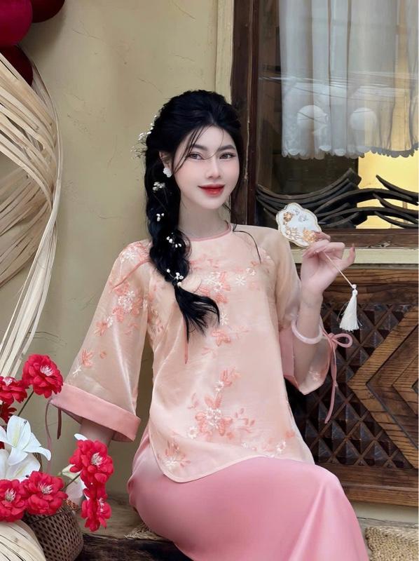 Product Introduction of Set tơ cát tường xinh cho nàng lễ chùa 5