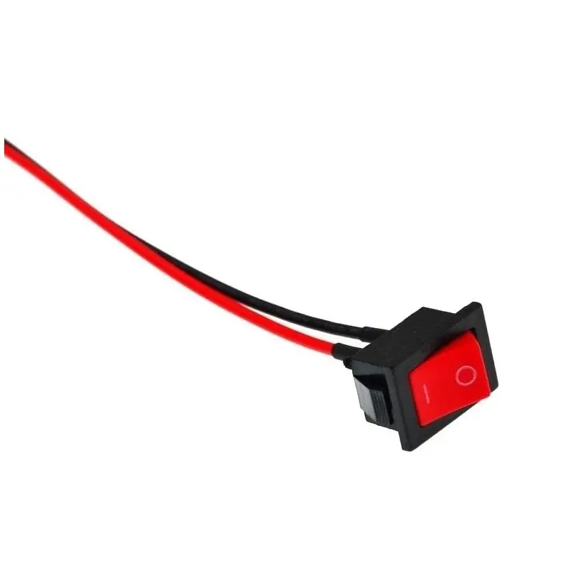 Công Tắc Bập Bênh 6A/250V 2 Chân 2 Chế Độ ON-OFF KÈM DÂY Phụ Kiện 5