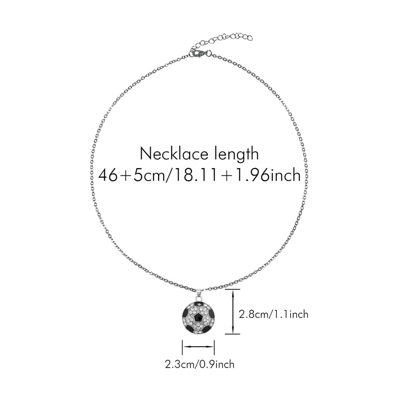 Pet & Owner Same Necklace, 2 Counts/set Fashionable Full Diamonds Sports Necklace, Adjustable Length Pet Neck Accessories, Small and Medium Dogs and Cats, Pet Daily Wear Necklace 1