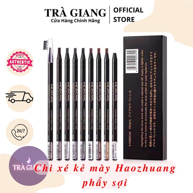 Chì kẻ mày cao cấp Haozhuang Make Up Milano Eyebrow Pencil phẩy sợi