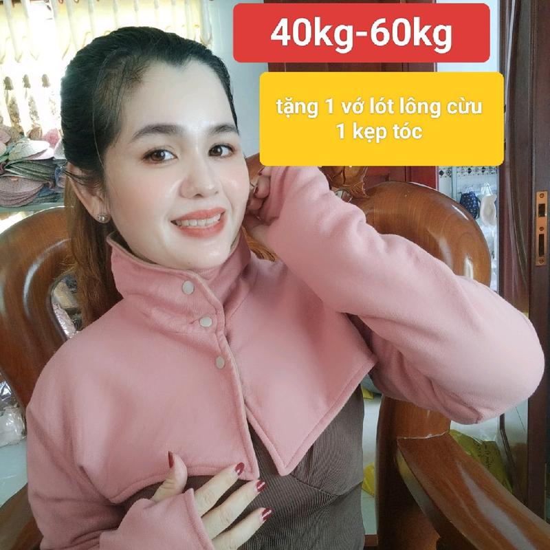 {40-60kg } Áo khoác chống nắng ủ kem nữ 2 lớp mặc được 2 màu khác nhau . chọn màu bên ngoài bên trong _ngẫu nhiên