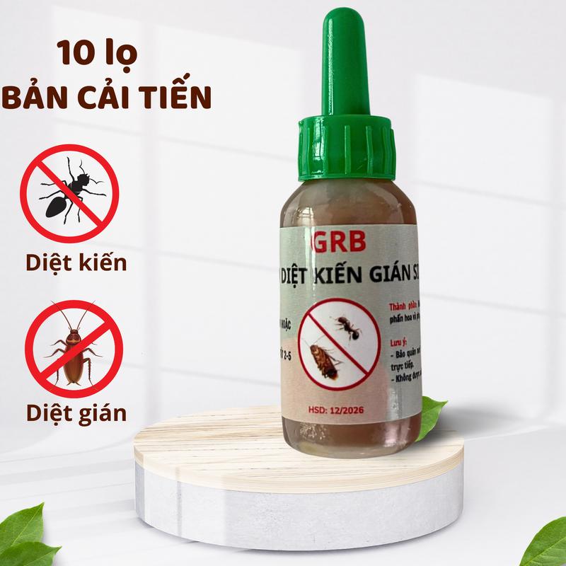 10 lọ chất lỏng diệt Kiến Gián sinh học Thân thiện với môi trường Nhang