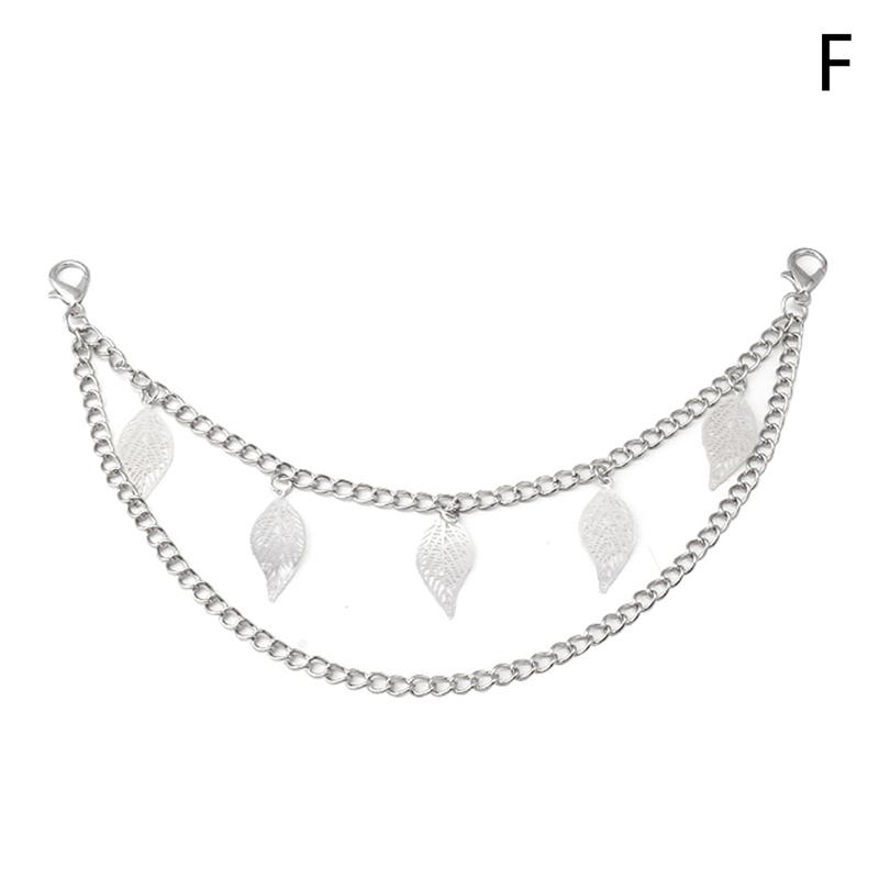 Product Introduction of Multi-layer Metal Chain strap DIY Personality Butterfly Heart Star Pendant Shoulder Bag Chain Straps 16