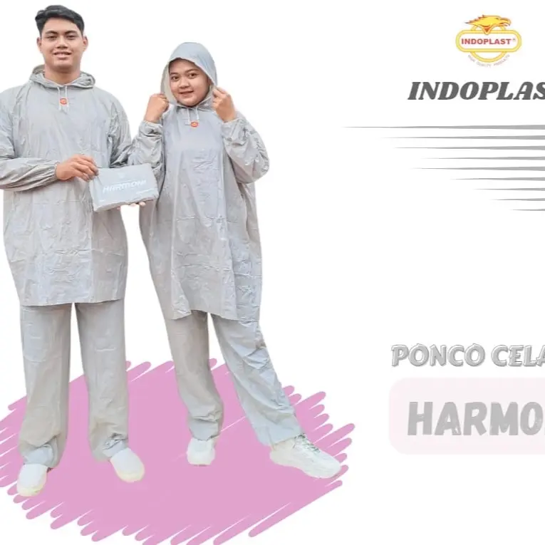 Jas Hujan Celana cowok cewek Tahan air 2