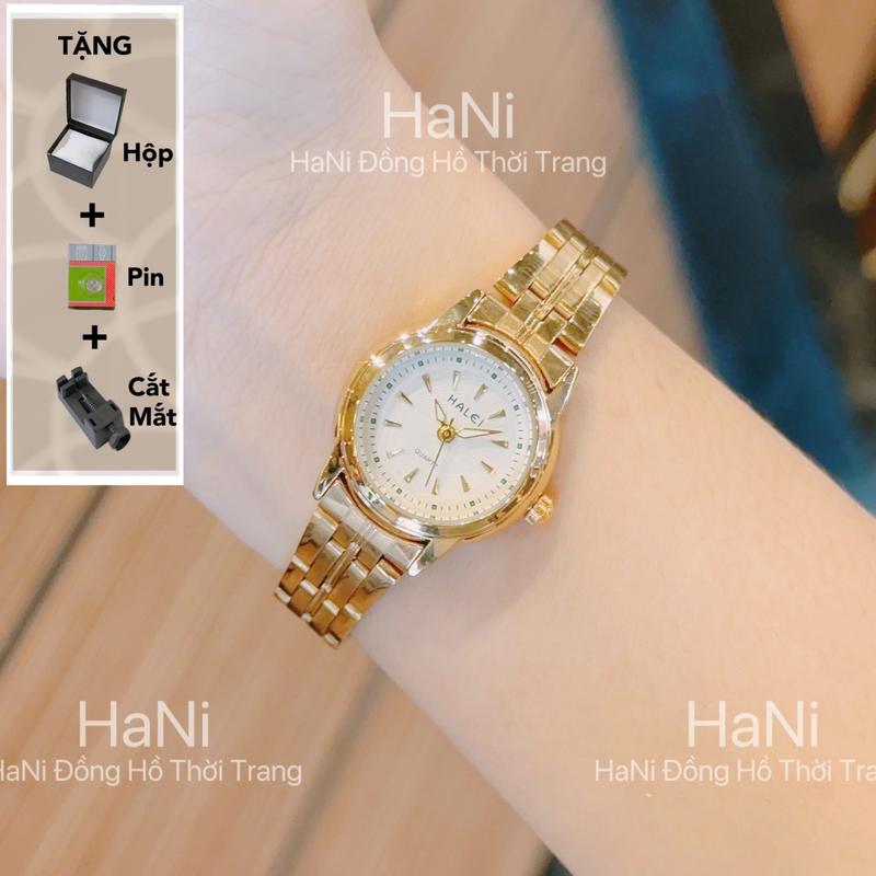 [ MUA 1 TẶNG 3] Đồng Hồ Nữ Đeo Tay HaLei Dáng Mặt Nhỏ  - Thời Trang Nữ - Women, Watch