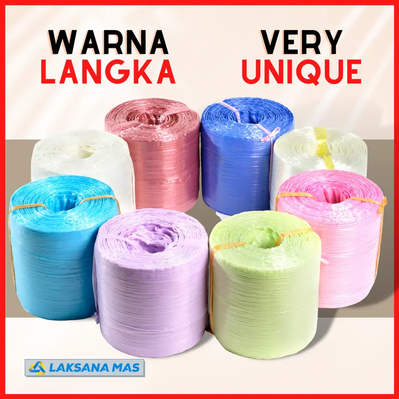 Tali Rafia Plastik Laksanamas Super/Glossy Limited Edition Warna Special (Space Colour) di Jakarta/Tangerang dan sekitar nya 2