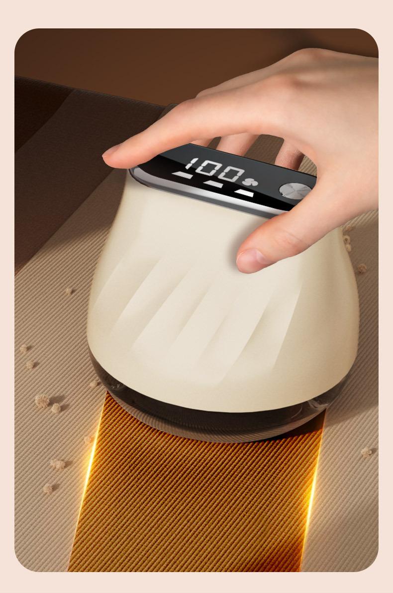 Product Introduction of New Mini Fur Ball Trimmer Household Rechargeable Lady Shaver Digital Display Clothing Hair Remover Portable Depilation Ball 4