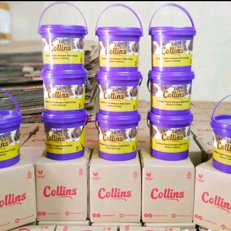 Collins Coklat Pasta dengan Malt Krispi Choco Crunchy 1 kg 0