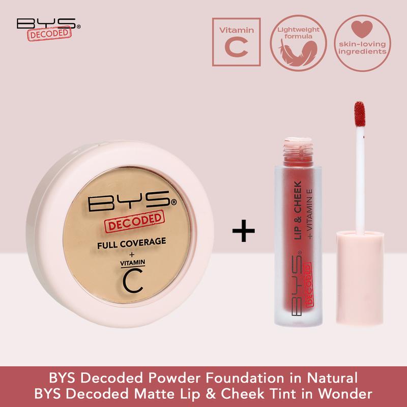 BYS Decoded Powder Foundation in Natural and BYS Decoded Matte - TikTok ...