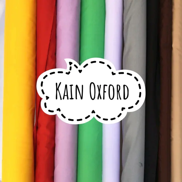 kain katun cotton oxford oxfor/chambrey / cembrey / cembrai / kain masker/Kain Murah