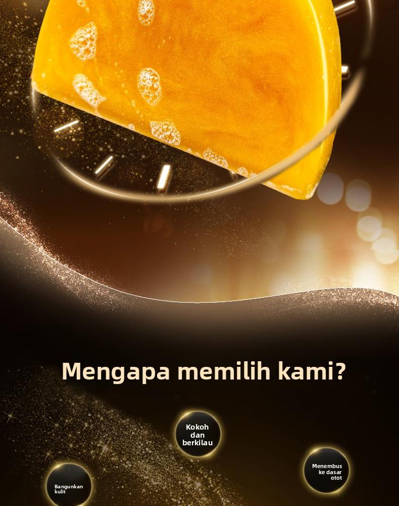 Sabun Handmade Parfum Sabun Emas Sabun Wangi Sabun Minyak Esensial Sabun Anti-Mite Sabun Mandi Sabun Wangi Sabun Pelembut Kulit Melembapkan Halus Menutrisi