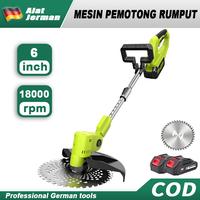 Gambar Monake Alat Jerman Cordless Mesin Potong Rumput Pemotong Rumput Listrik Pemangkas Cordless Lawn Mower Electric Grass Trimmer Baterai Li-ion - Gaya Biasa(6 inch) dari Alat Jerman Premium Store Kota Administrasi Jakarta Barat 1 Tokopedia