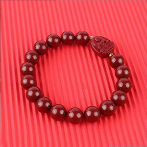 Gelang Buddha Kelahiran, Bahan Cinnabar, Tali Dua Belas Zodiak dan Dewa Penjaga Lapan, Manik Fortune, Uniseks, Sesuai untuk Pasangan, untuk Keselamatan Bangles Bracelets