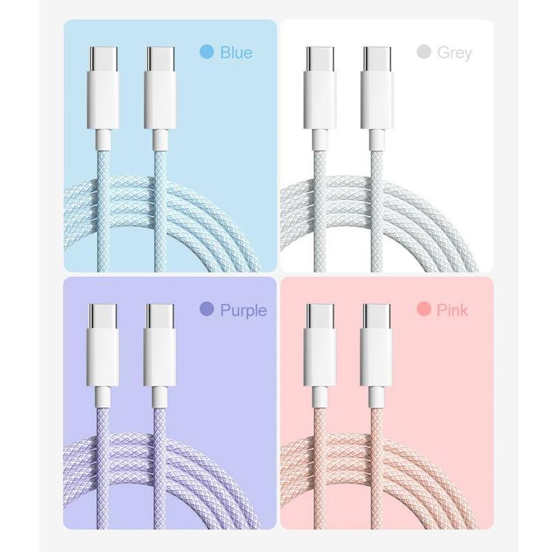 Dây Sạc Nhanh Type C - C 1M PD 20W Sạc Siêu Tốc Không Nóng | Dây Bện Chống Đứt - Tương Thích iPhone 15/16 Series