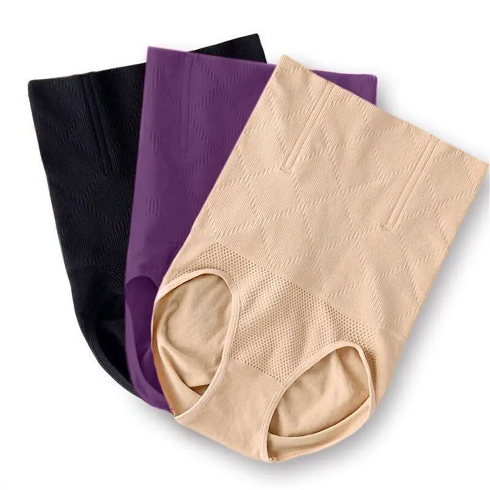 Summer High Waist Seamless Postpartum Body Shaping Underwear Tummy Lifting Buttocks Pure Cotton Crotch Comfortable Underwear Fabric Sexy