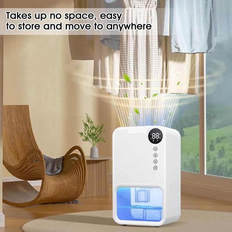 Air Dehumidifier Moisture Absorbers Air Dryer Portable Small Dehumidifier for Room,Bathroom,RV,Basement, Closet 500 sq.ft 4