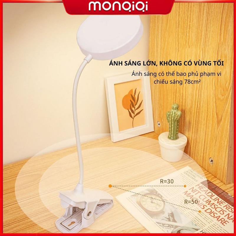 Đèn Học Mini Chống Cận, Để Bàn Cảm Ứng Thông Minh Đèn Bàn Học Kẹp Bàn Chống Cận, Đèn Học Led Để Bàn Điều Chỉnh 3 Chế Độ Sáng Thông Minh Kèm Dây Sạc.