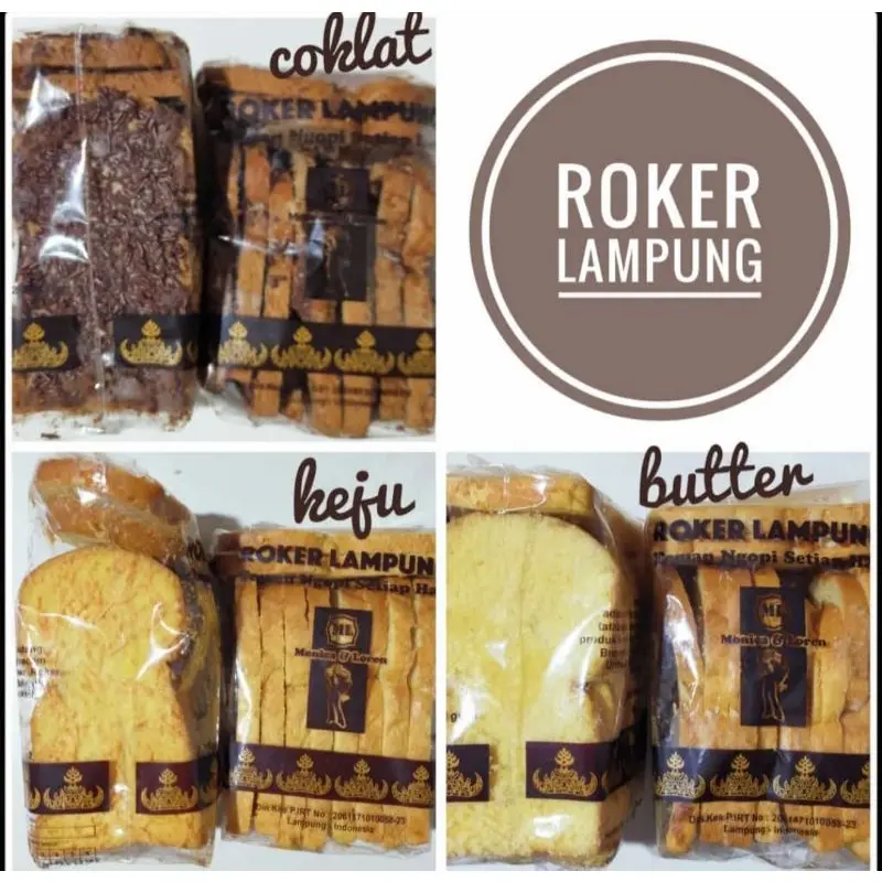 ROTI KERING (ROKER) LAMPUNG ISI 10 ANEKA TOPPING 1