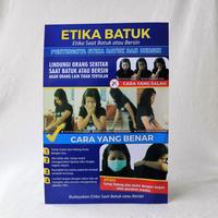 Gambar Poster Kesehatan : Poster Etika Batuk, Poster Edukasi Etika saat batuk dan Bersin bonus Flyer dari Sahabat Sejasa Kab. Sleman 3 Tokopedia