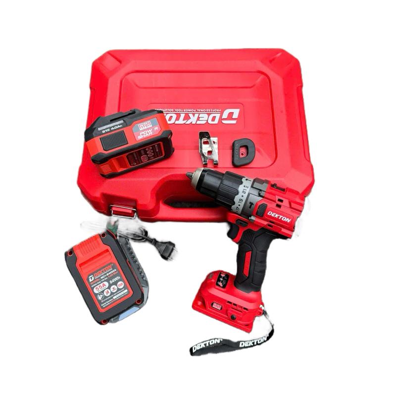 Máy Khoan 3 Chức Năng / M21-ID13100PLUS [ĐỎ] / Đầu Cặp 13mm / Lực Xoắn 100Nm / Kickback Control / Tạo Xung ECO-Turbo / Chân Pin Phổ Thông Makita