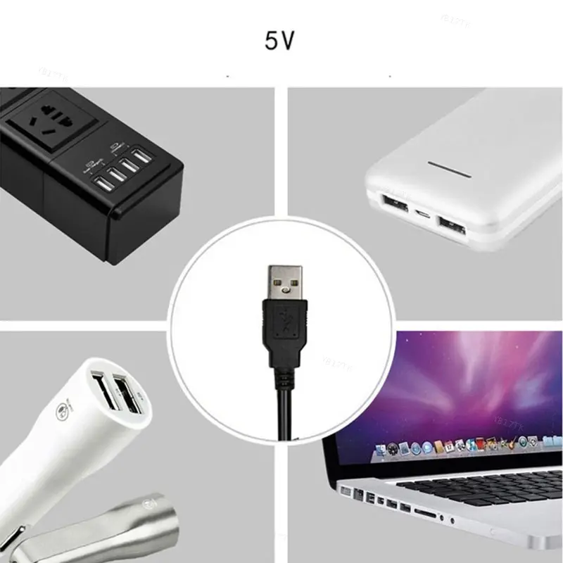 Nguồn sáng dải LED RGB, Bộ điều khiển RF, Kích thước nhỏ, 3 phím, 17 phím, 24 phím, 4 chân đến cổng USB, 5V, YB17VN 2